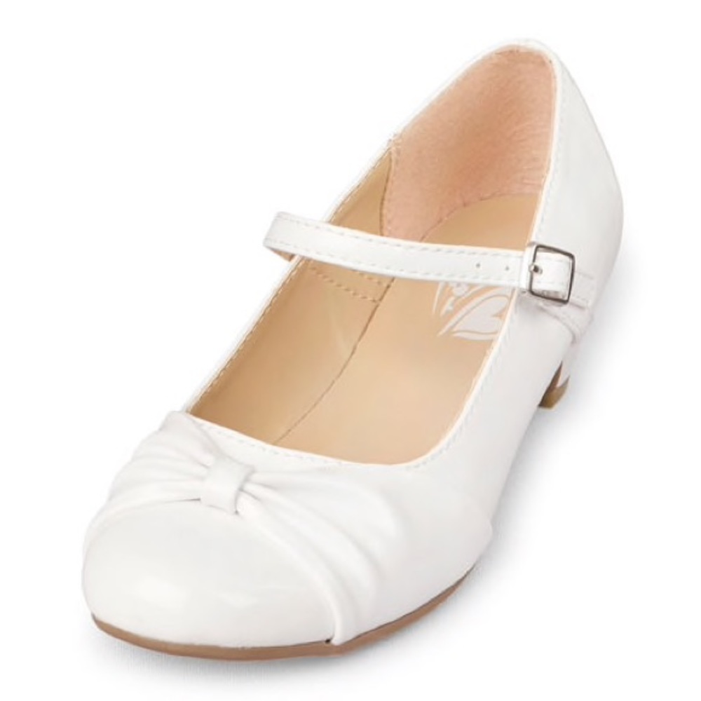White heels for little girls!